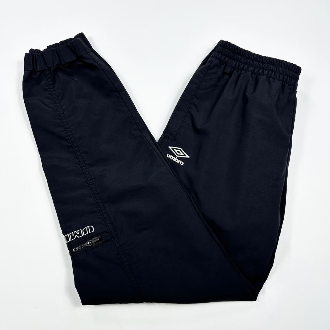 엄브로 다이아 로고 블랙 우븐 조거팬츠 (XS 여성추천) 상품이미지2