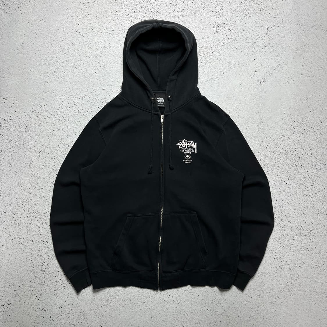Stussy World Tour Zip Hoodie 상품이미지2