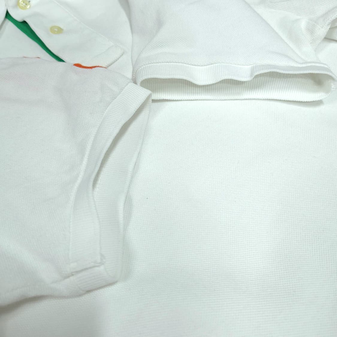[M] 폴로 화이트 빅포니 블루 No.3 코튼 PK 반팔 카라티셔츠 상품이미지7
