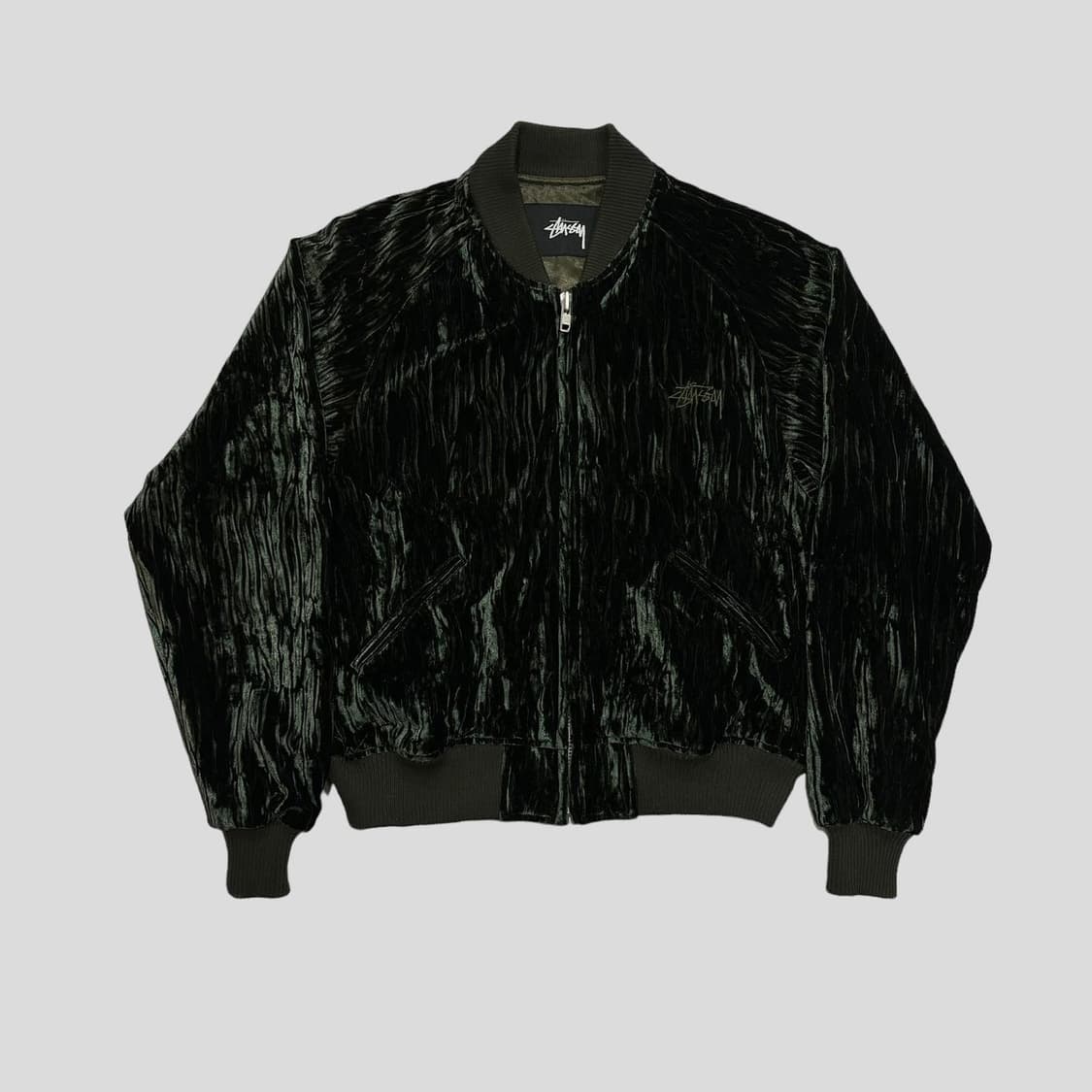 Stussy velvet bomber jacket 상품이미지2