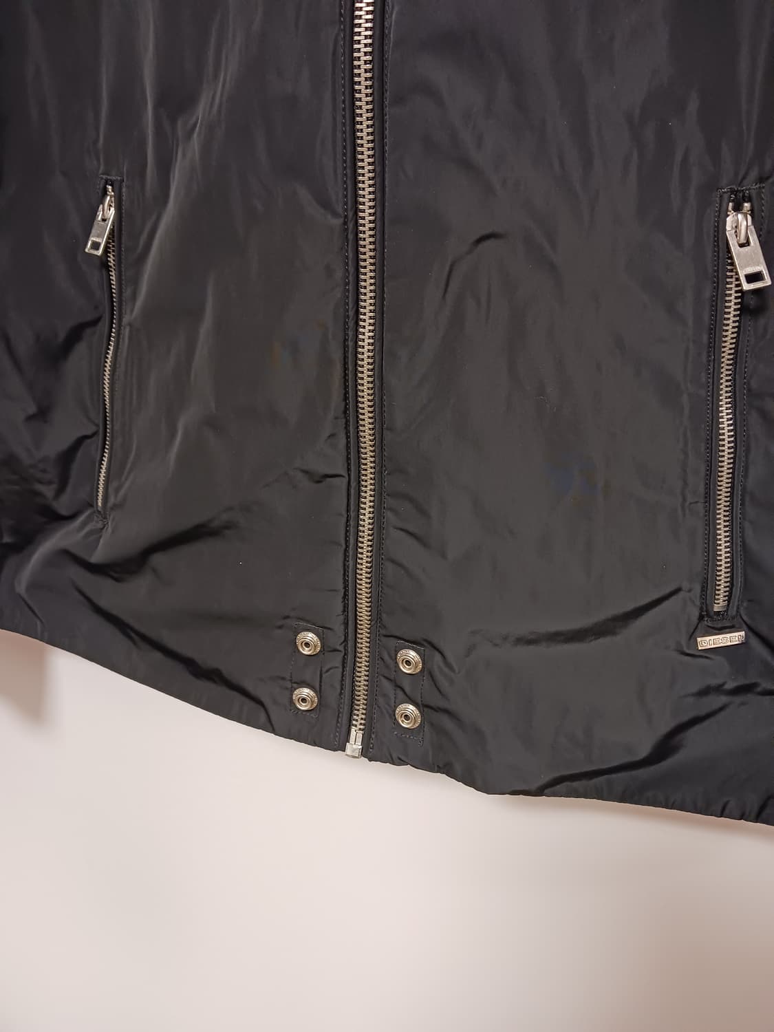 디젤 나일론 바이커 블루종 상품이미지5