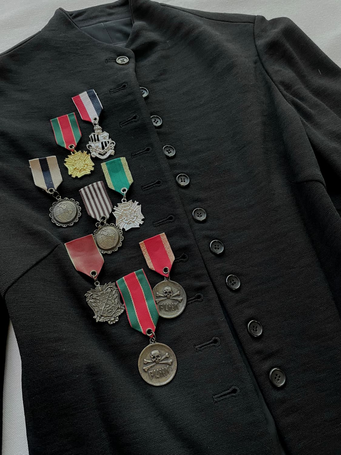 차이나카라 뱃지 매달 자켓 단추 버튼 자켓 코트 가디건 상품이미지2