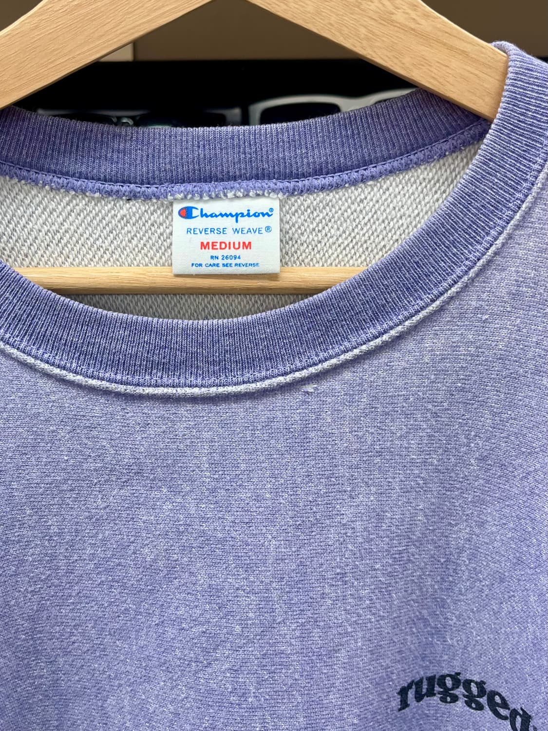 [95] 챔피온 리버스위브 맨투맨 연보라 M 상품이미지3