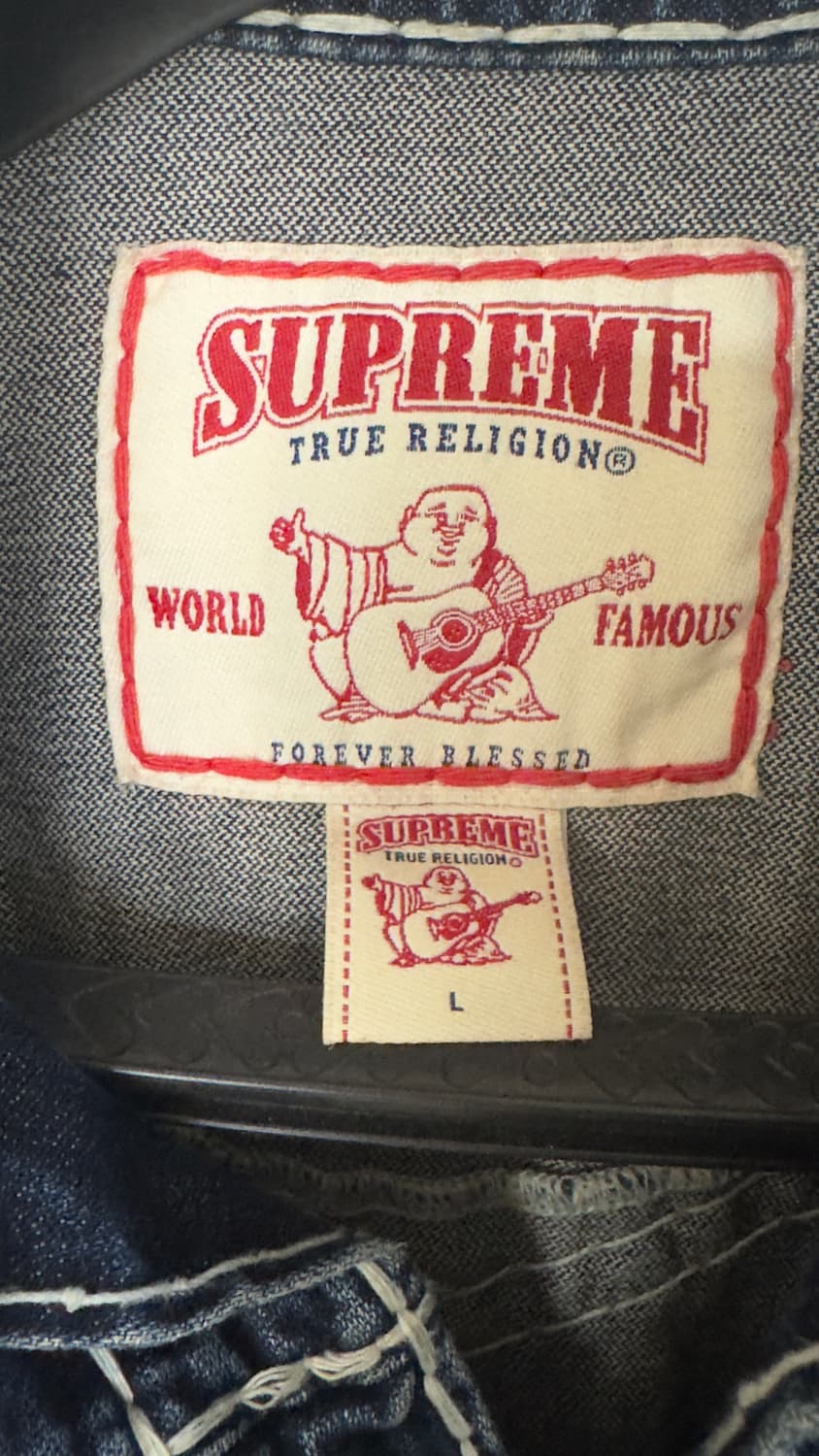 [L,32] 슈프림x트루릴리전 데님 셋업 상품이미지5