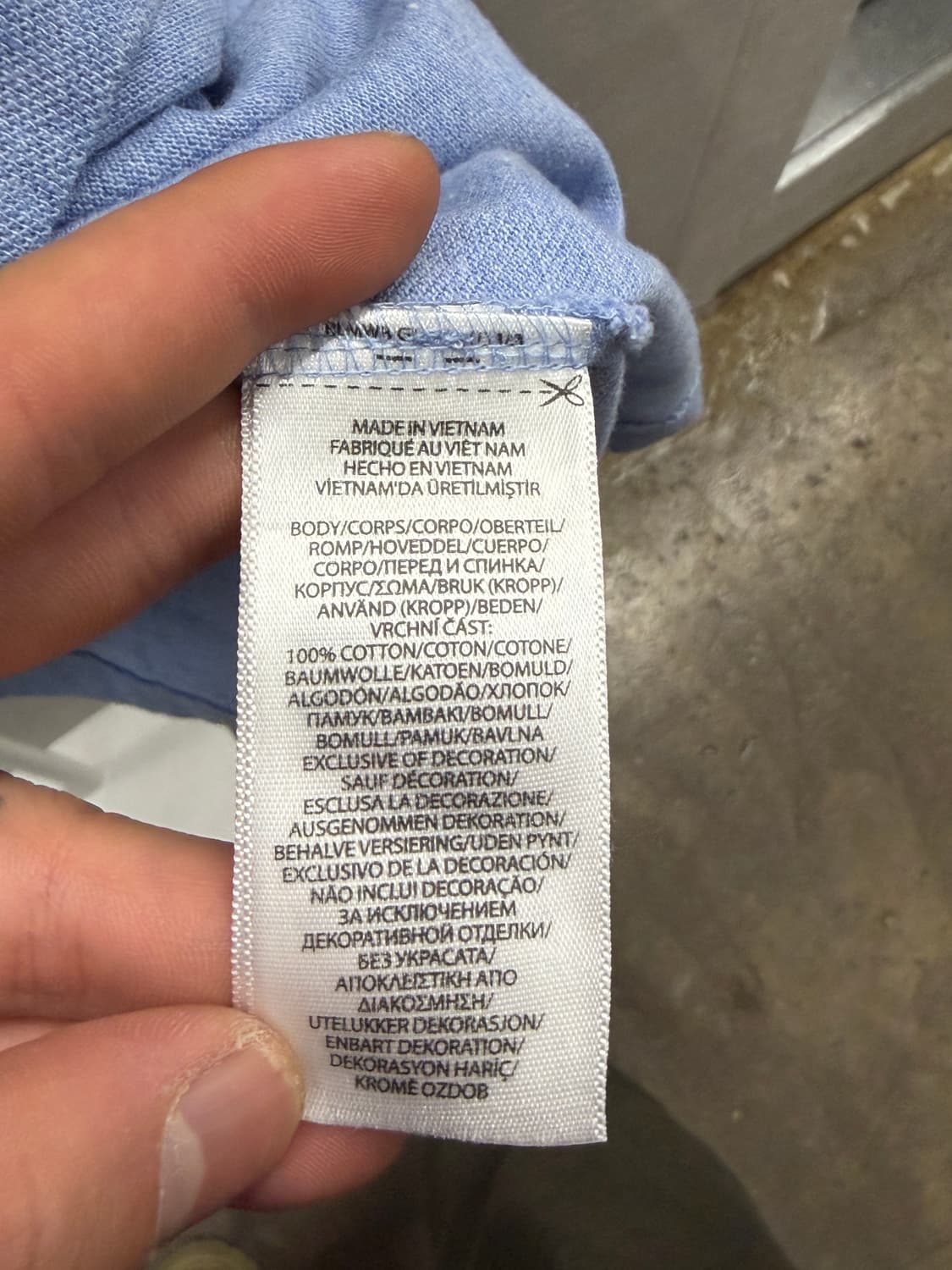 폴로 랄프로렌 카라티 스카이블루 XL 상품이미지4