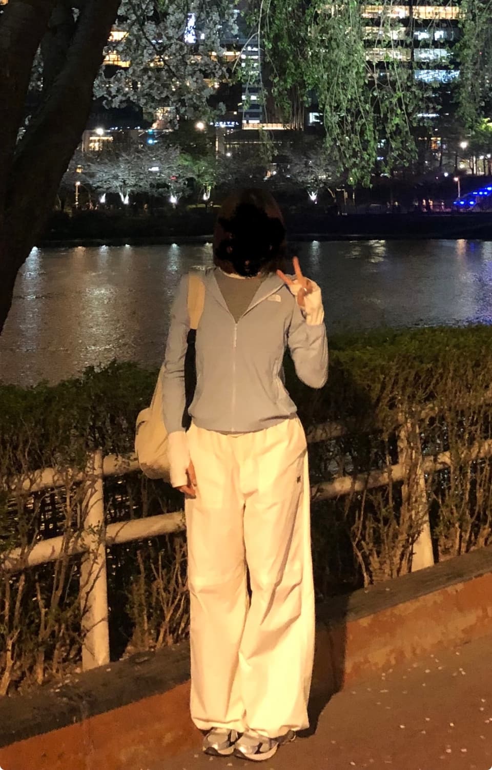 노스페이스 화이트라벨 스카이블루베이비블루 바람막이 윈드브레이크 상품이미지3