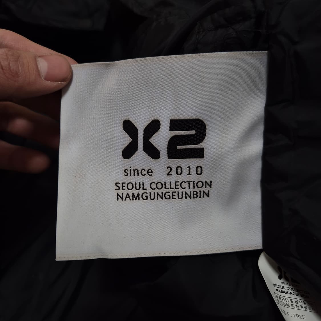 X2 서울 컬렉션 남궁은빈 오버사이즈 퍼후드 야상 패딩 점퍼 FREE 상품이미지6