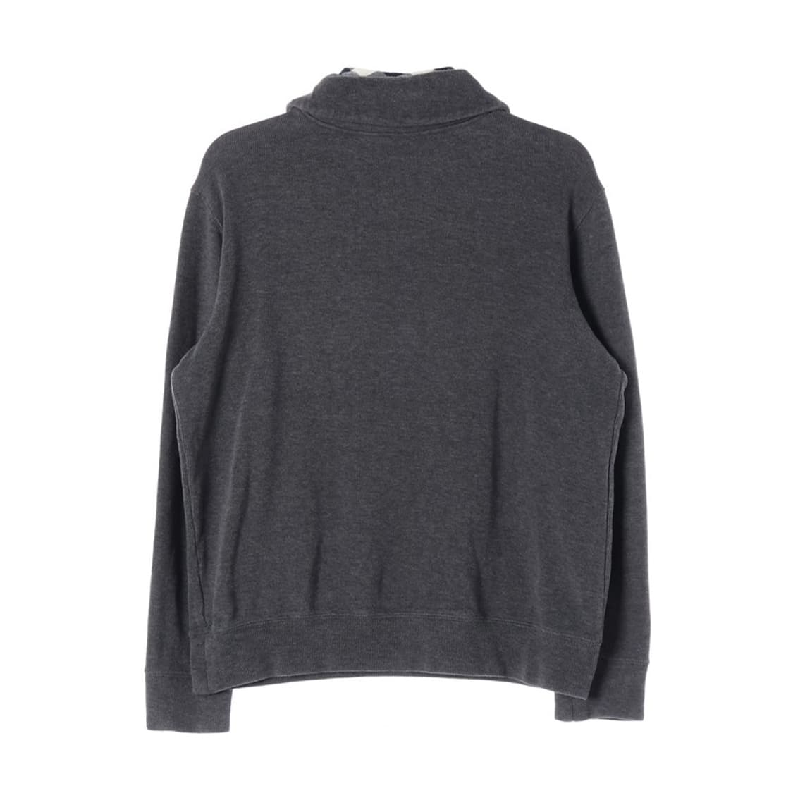 HAZZYS 차콜 셔츠 레이어드 니트 스웨터 L 상품이미지2