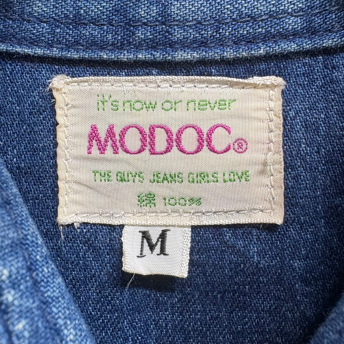 60's MODOC 웨스턴 데님 워크자켓 상품이미지8