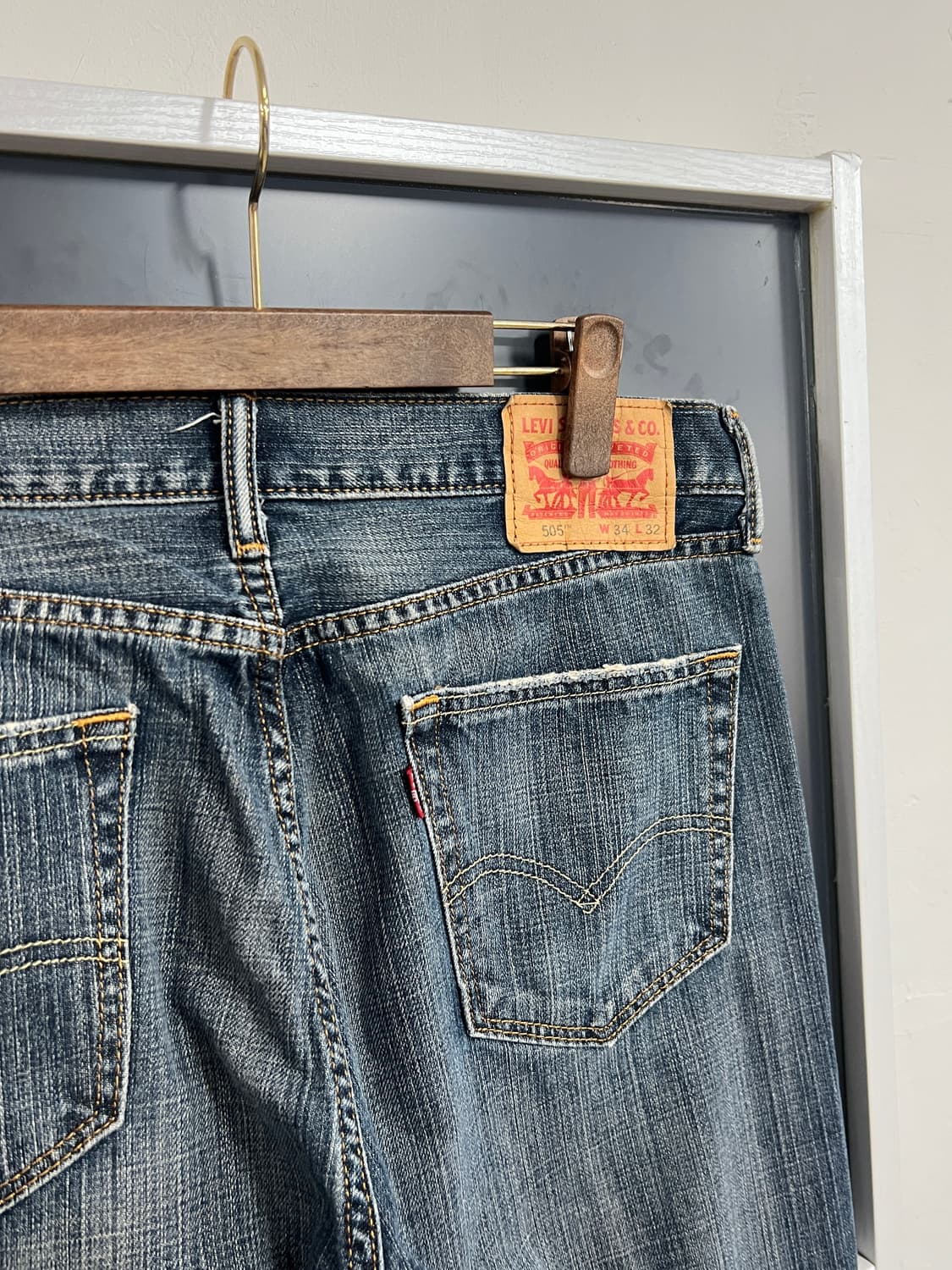 Levis 리바이스 505 레귤러 스트레이트 데님 팬츠 상품이미지2