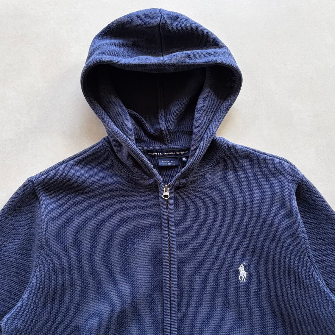 [S-M]폴로 랄프로렌 코튼 니트 후드집업 상품이미지5
