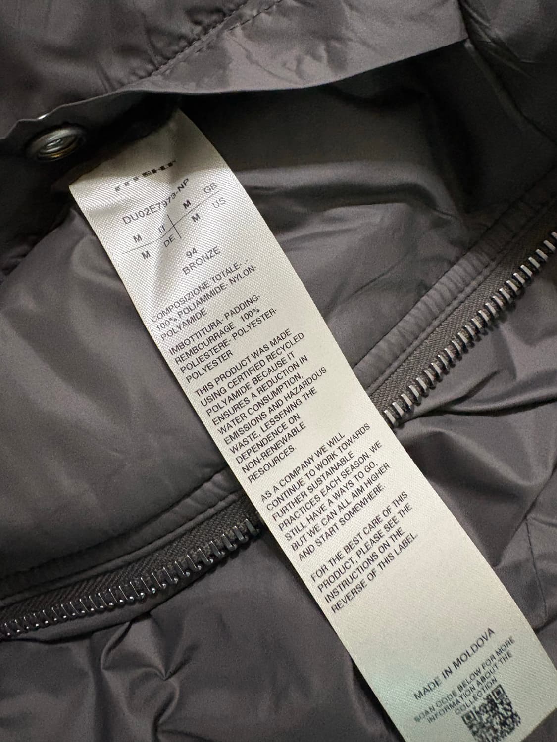 [M] 릭오웬스 25FW 윈드 브레이커 코트 그레이 상품이미지5