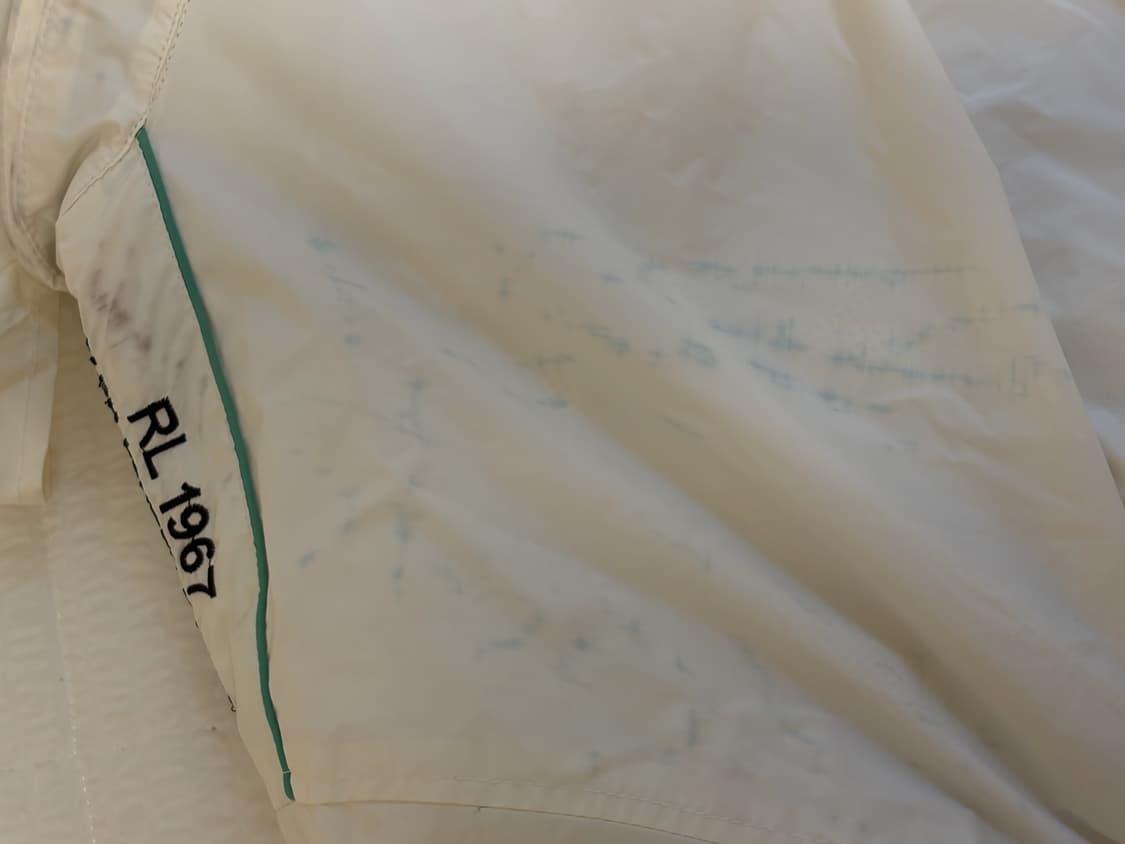 폴로 랄프로렌 빅포니 치프키프 레이싱 화이트 자켓 바람막이 져지 상품이미지3