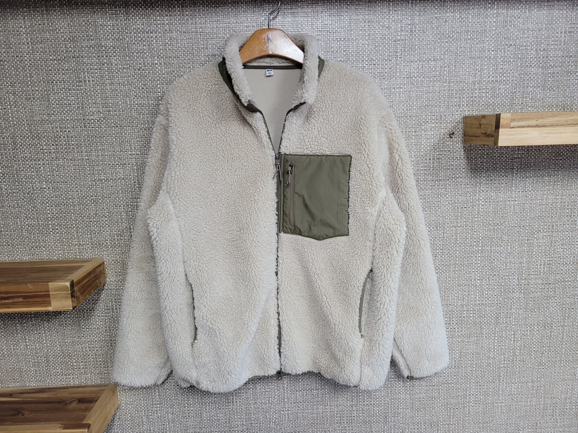 L 100사이즈 유니클로 플리스 자켓 후리스  상품이미지1