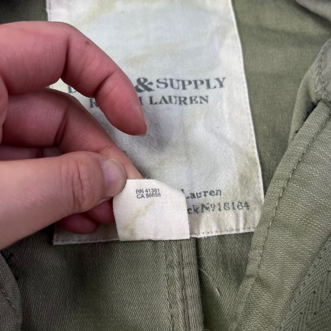 105 90s 폴로랄프로렌 데님엔서플라이 필드 야상 자켓 상품이미지4