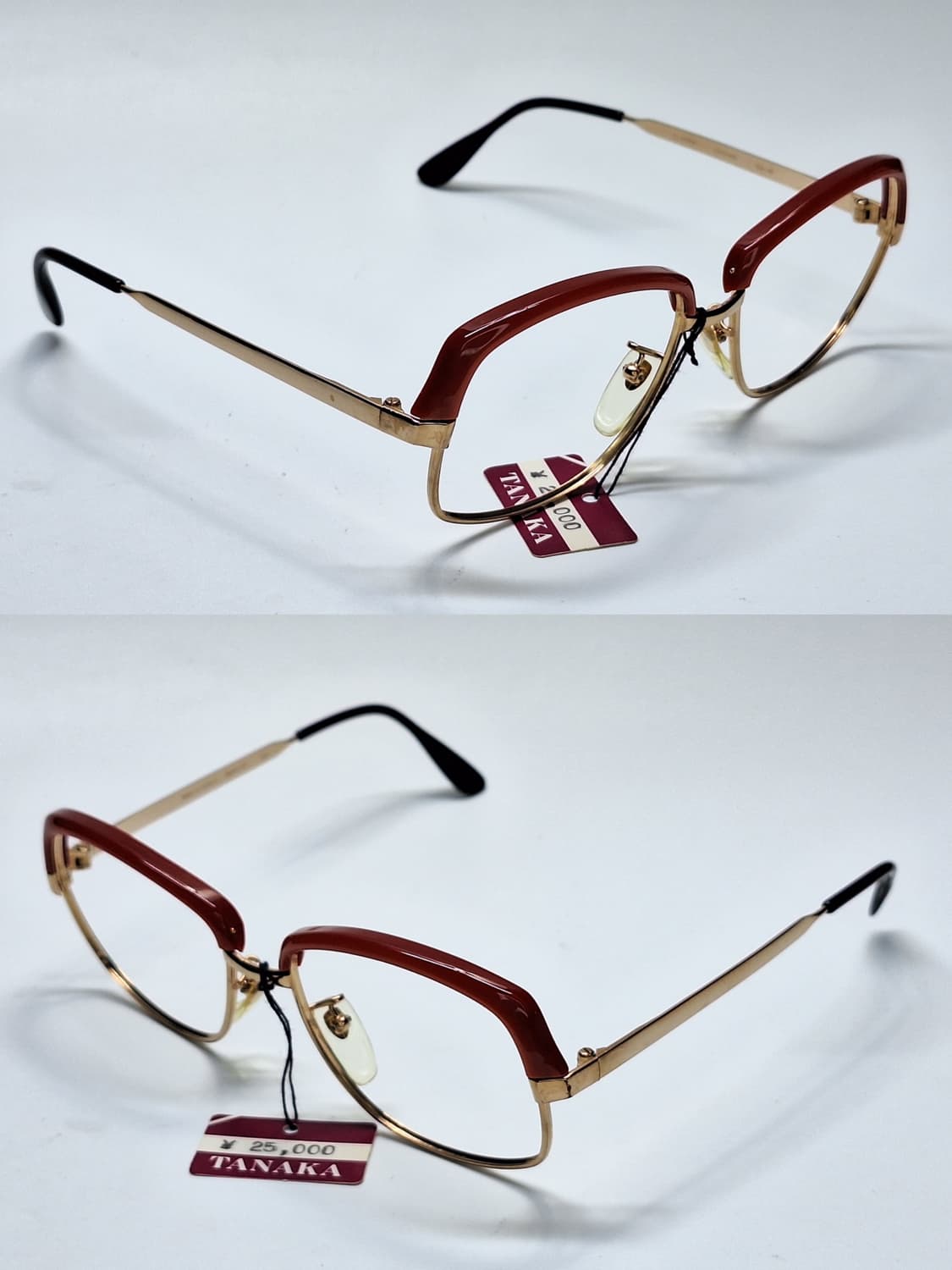 프랑스제 빈티지 데드스톡 미사용/LAMY CORINNE 하금테 금장 안경 상품이미지6