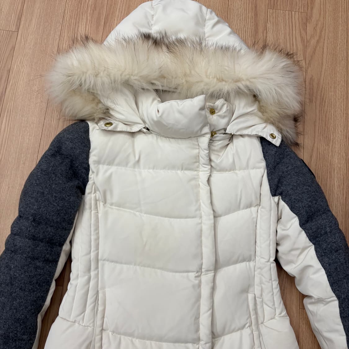 에고이스트 여성 덕다운 롱패딩 66사이즈 상품이미지3