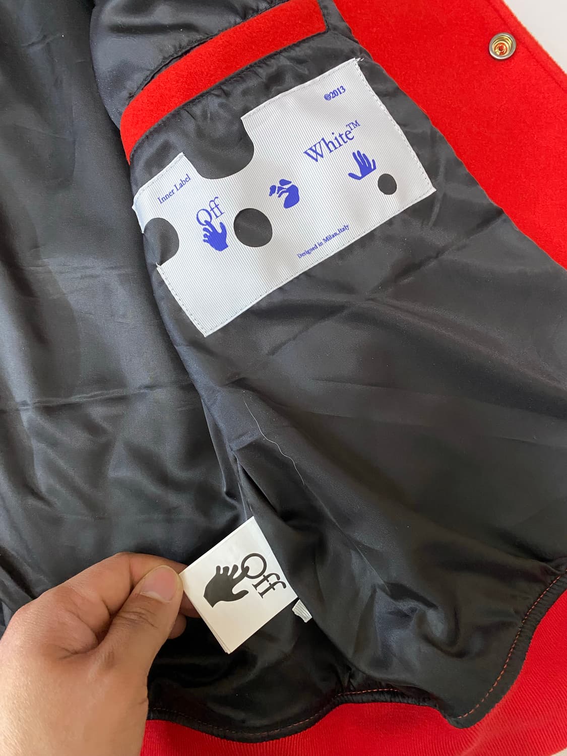 오프화이트 시카고 불스 바시티 자켓 상품이미지5