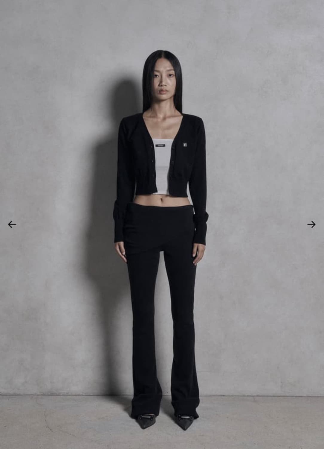 [새상품] 보헤미안서울 베이직 폴디드 부츠 컷 팬츠 m 상품이미지3