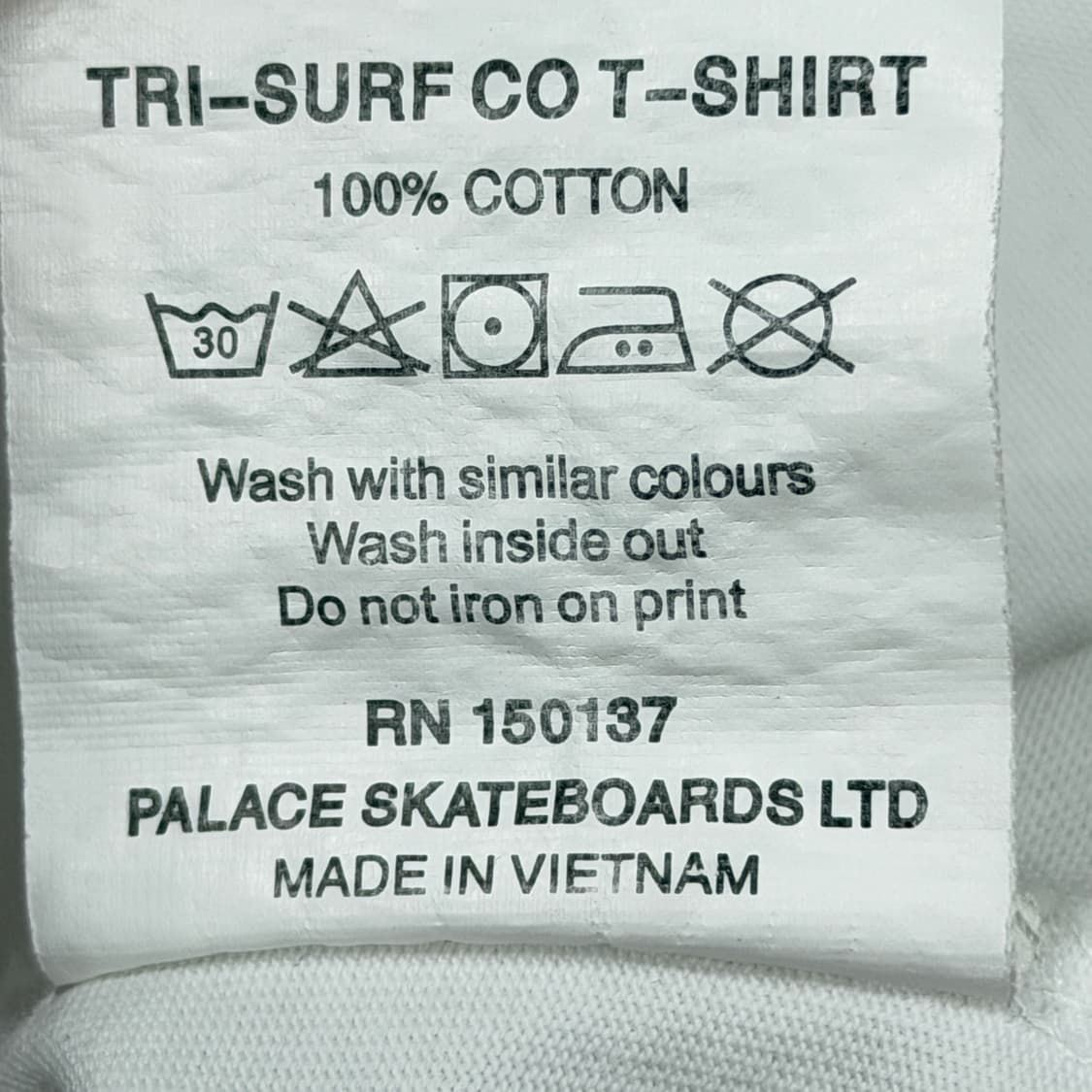 22SS 팔라스 트라이서프 코 반팔 티셔츠 화이트 XL 상품이미지8