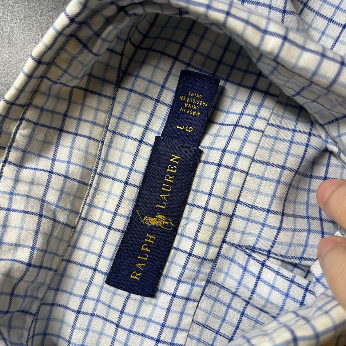 폴로랄프로렌 체크셔츠 상품이미지5