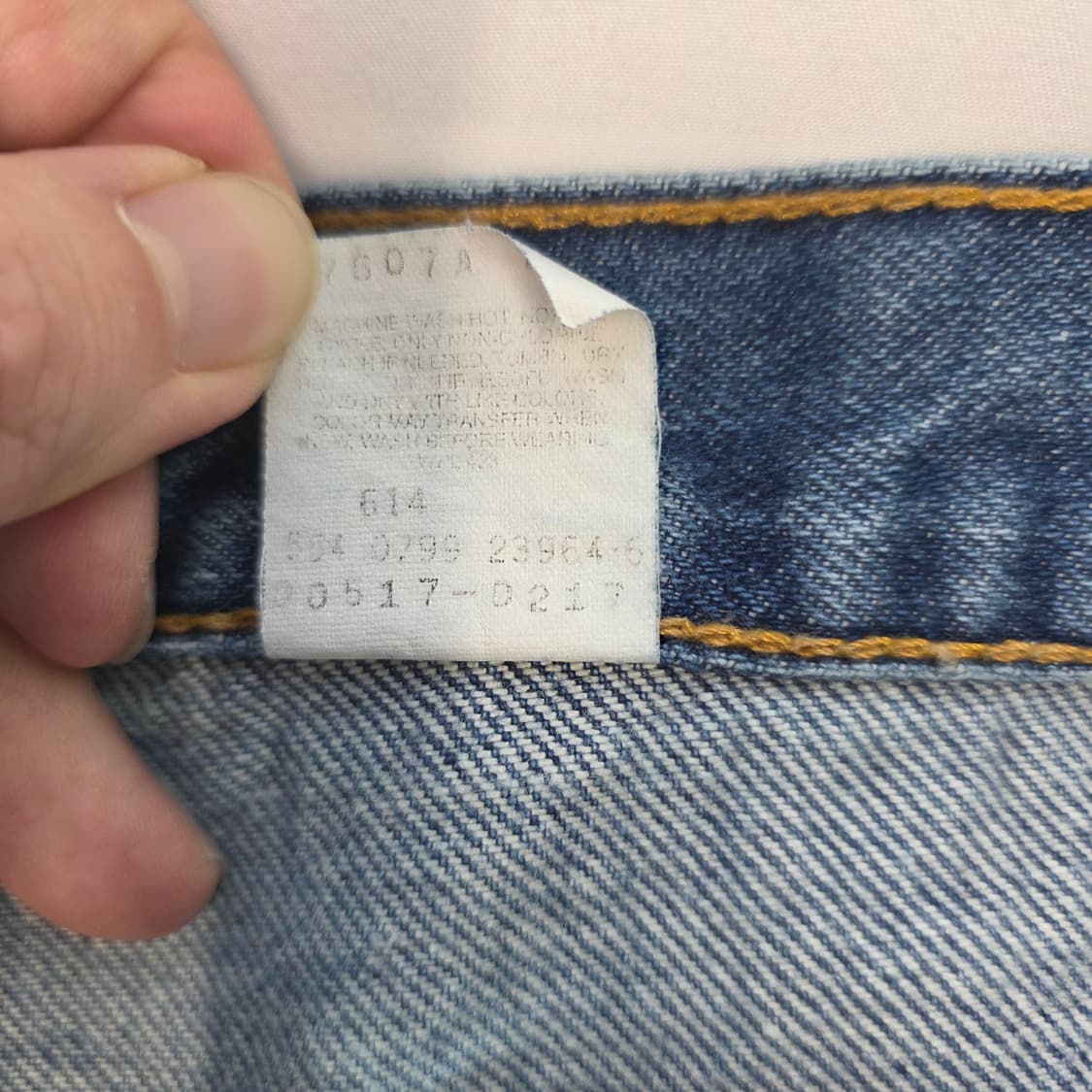 [W40L32]90s 리바이스 USA 517 부츠컷 데님팬츠 상품이미지5