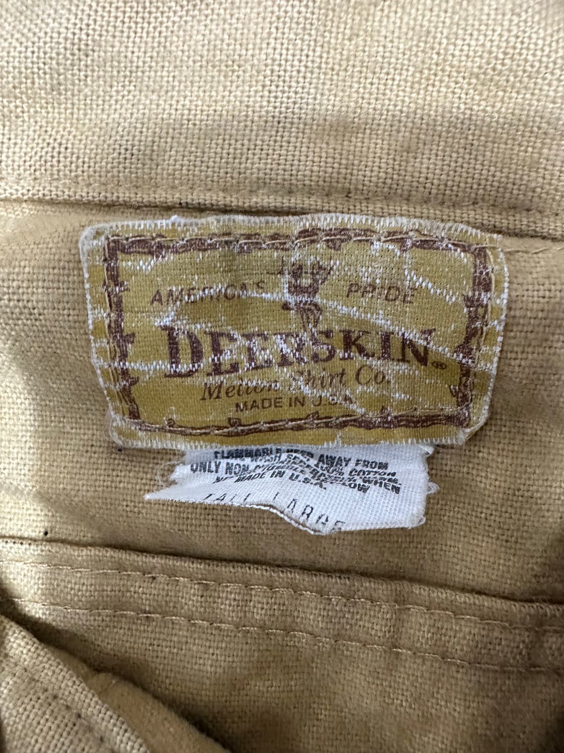 USA 빈티지 카모 코튼 셔츠자켓 상품이미지5