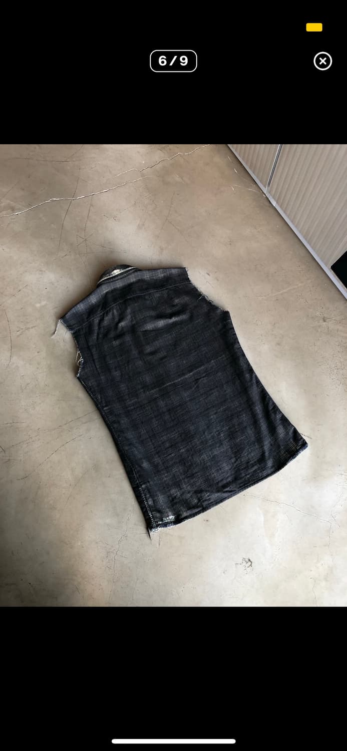 라프시몬스 RAF by SIMONS Cut-off Check Shirt  상품이미지7