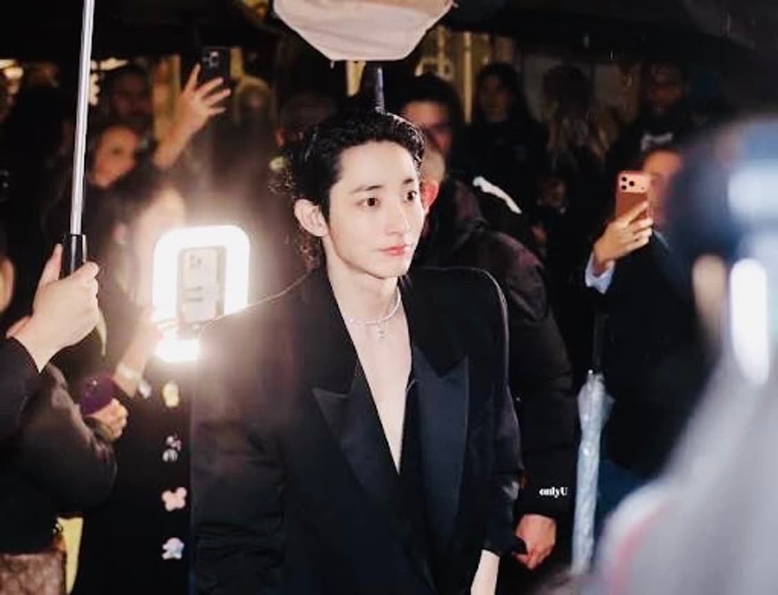 생로랑 파워숄더 스모킹 원버튼 블레이저 52사이즈 상품이미지3