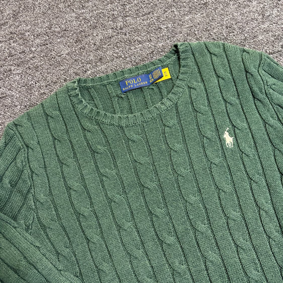 폴로 랄프로렌 꽈배기 니트 상품이미지3