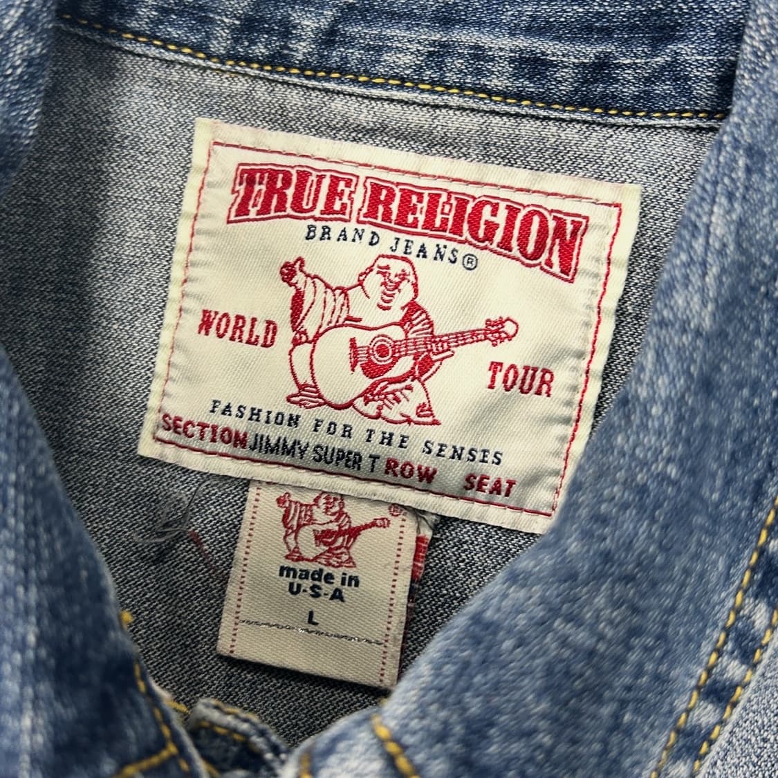 트루릴리전 스티치 웨스턴 데님 자켓  상품이미지7