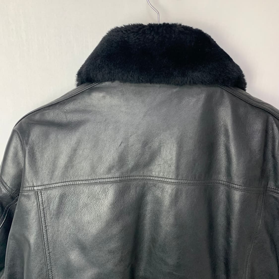 빈티지 양가죽 100% 무스탕 자켓 블루종 점퍼 남녀공용 국산 빈티지 상품이미지10
