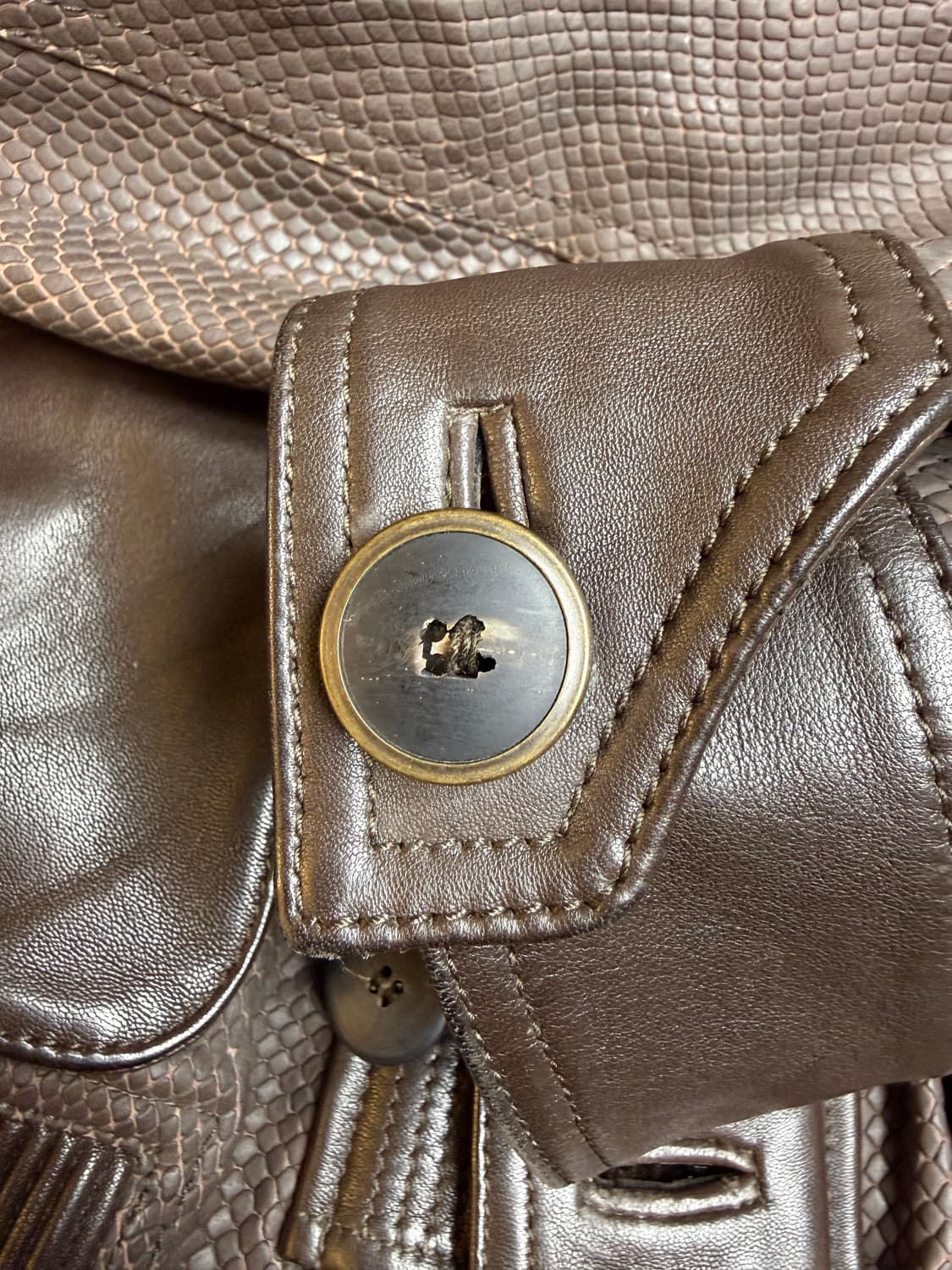 조르지오 아르마니 레더 자켓 상품이미지5