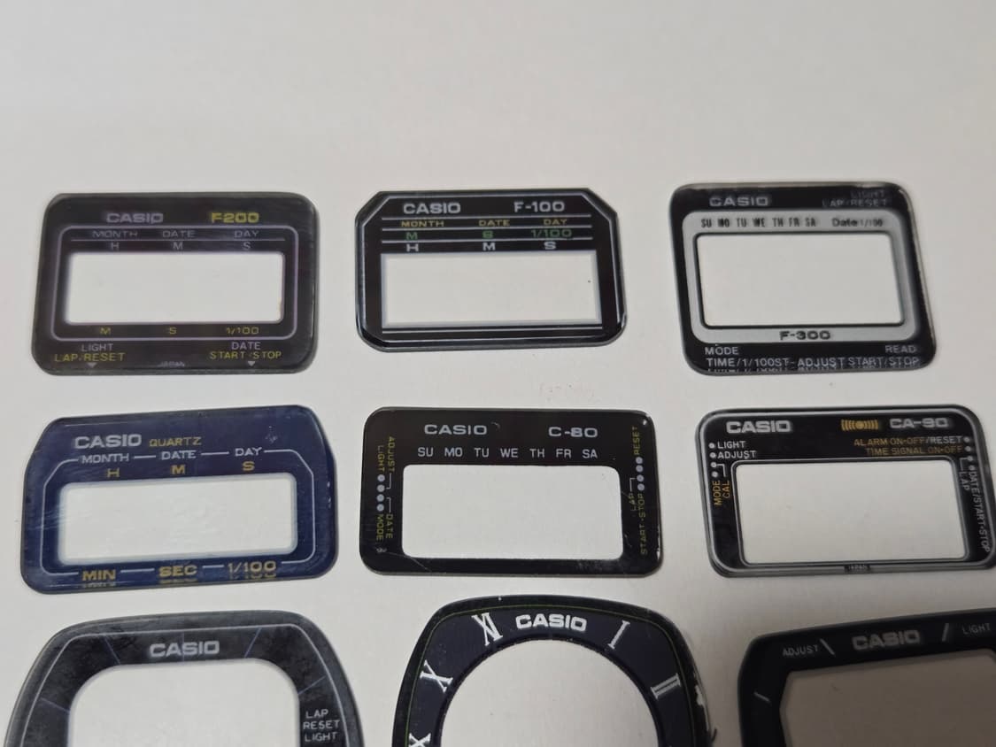 빈티지 카시오,세이코,시티즌 디지탈시계 오리지날 다이얼유리 상품이미지4