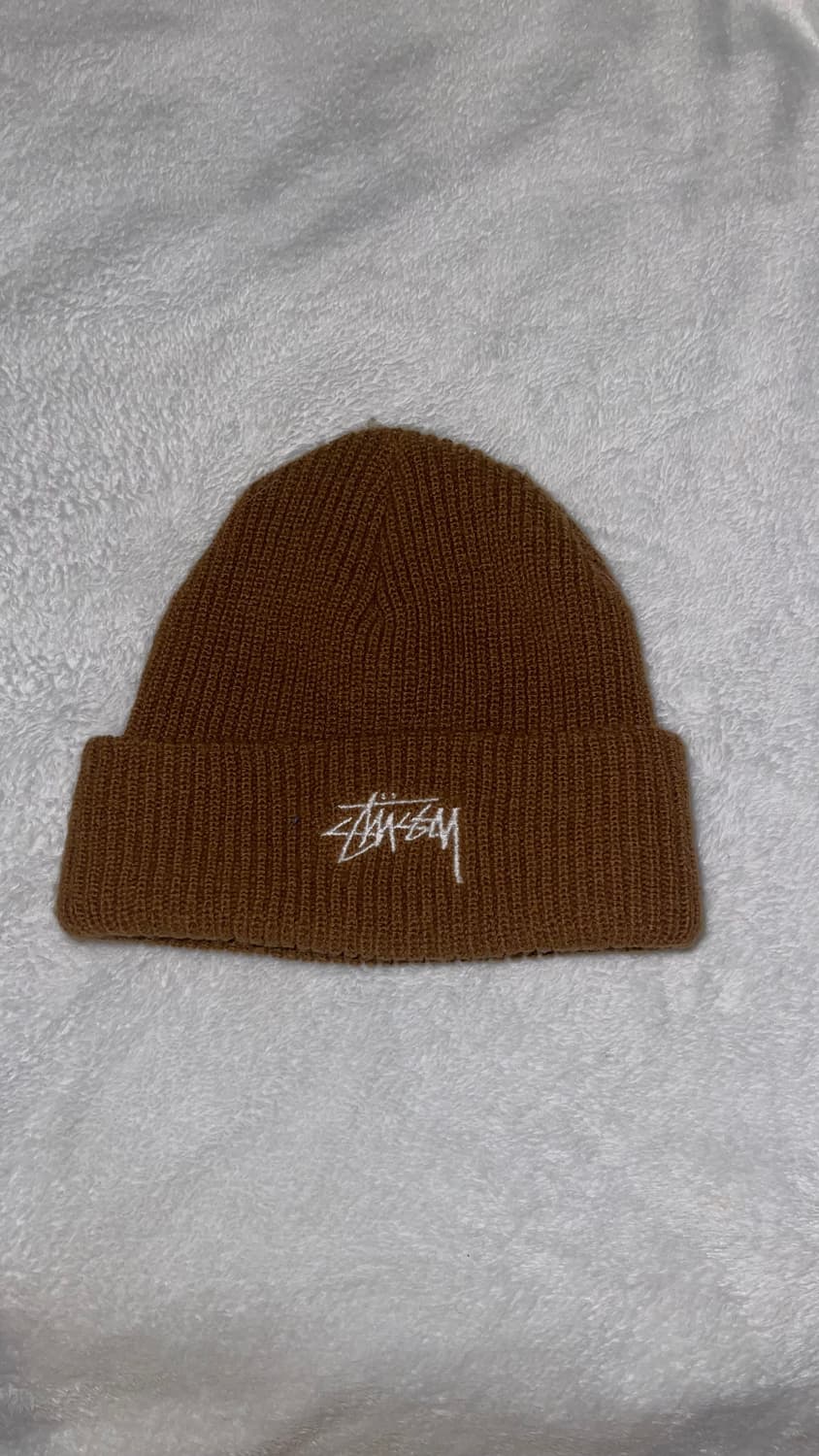 스투시 비니 브라운 상품이미지1