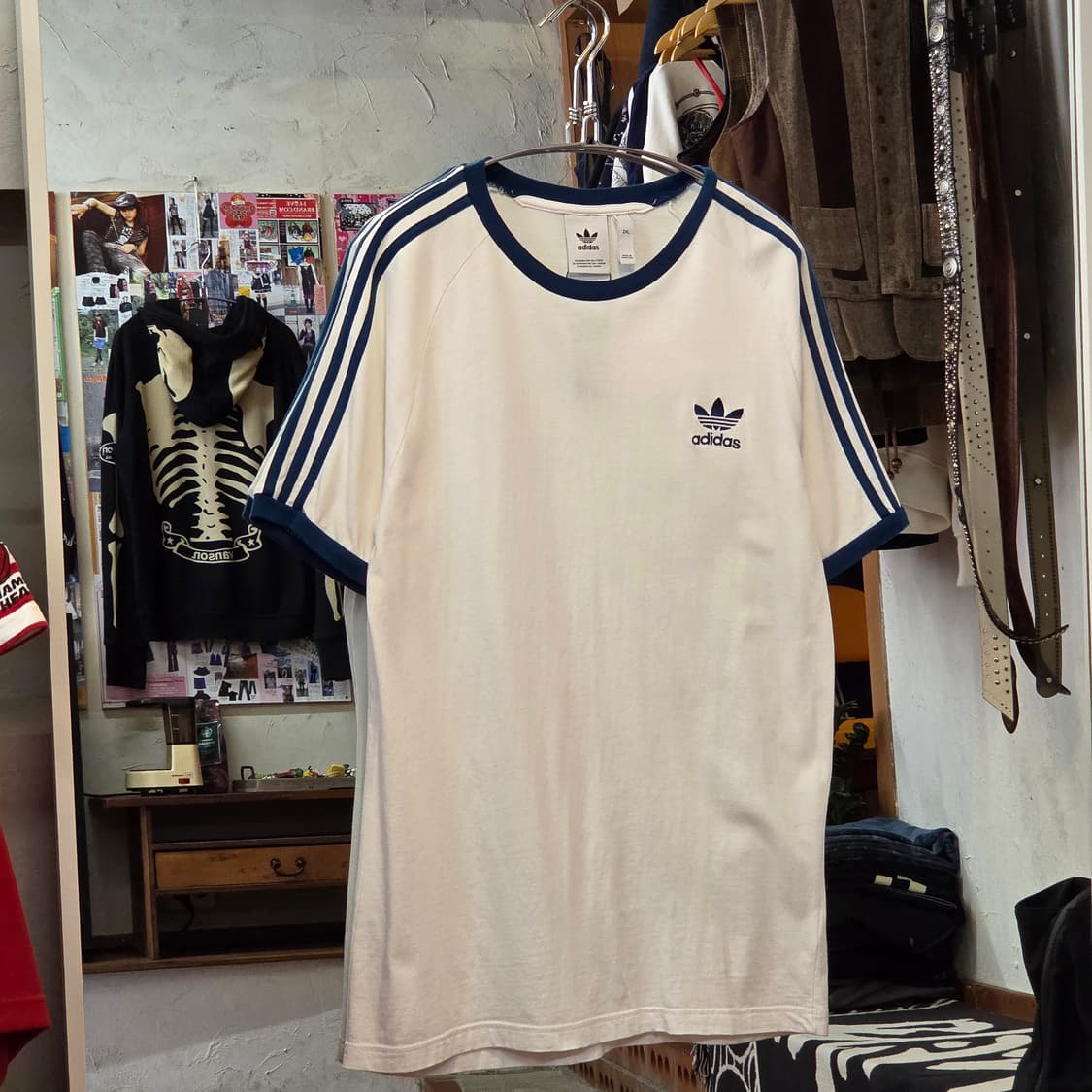 아디다스 삼선 사이드 라인 링거 반팔티 상품이미지1