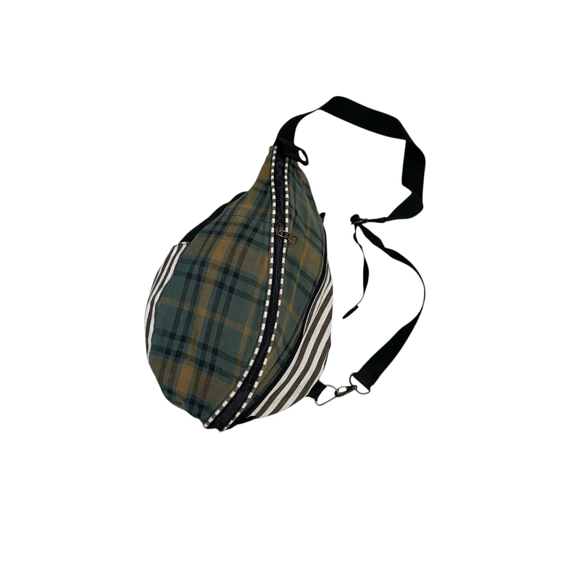 Check pattern patchwork sling bag 상품이미지1