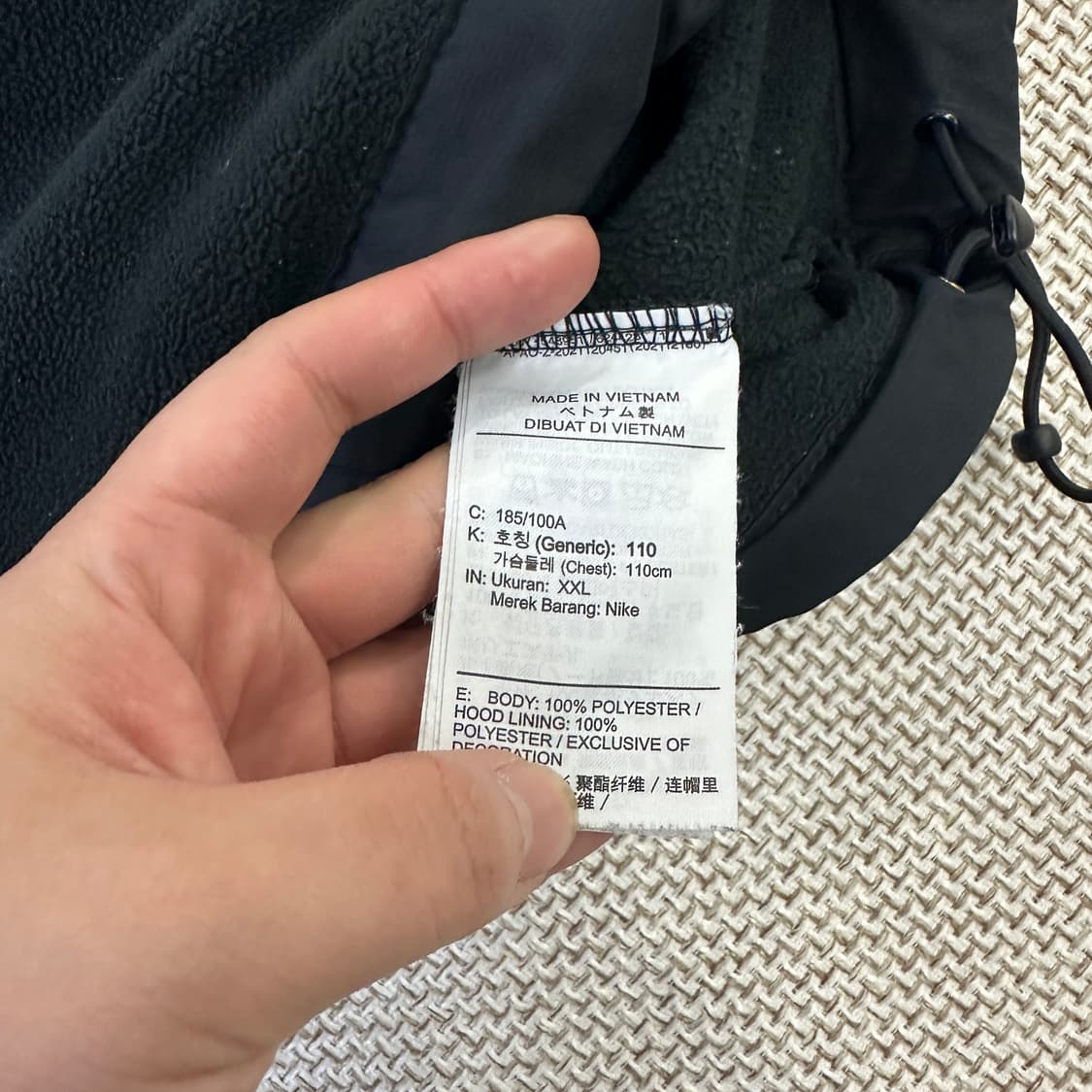 XXL 나이키 빅스우시 플리스 후드 0331D 상품이미지3