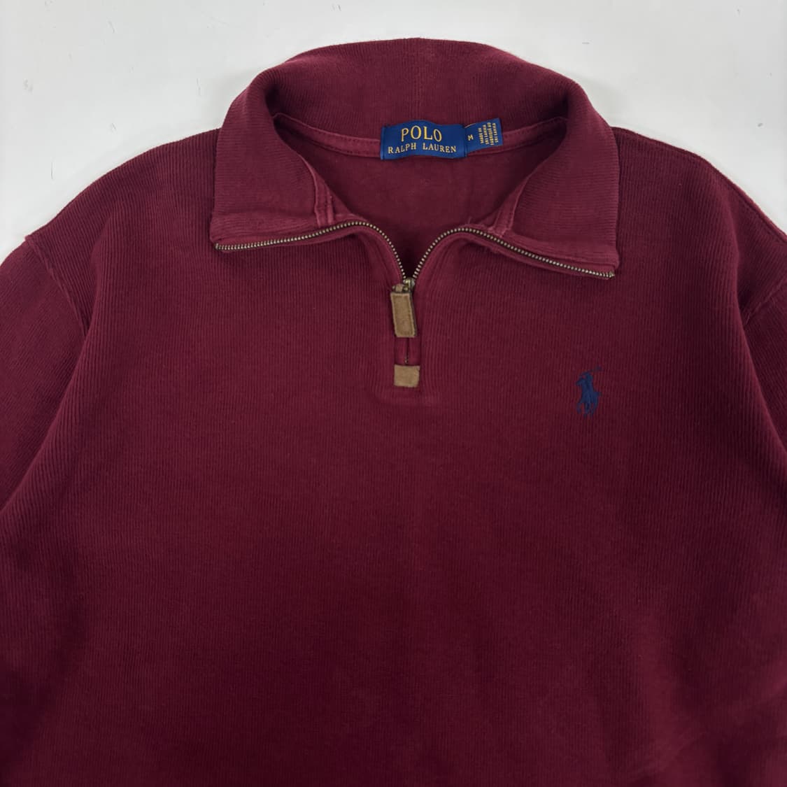 폴로 반집업 니트 상품이미지4