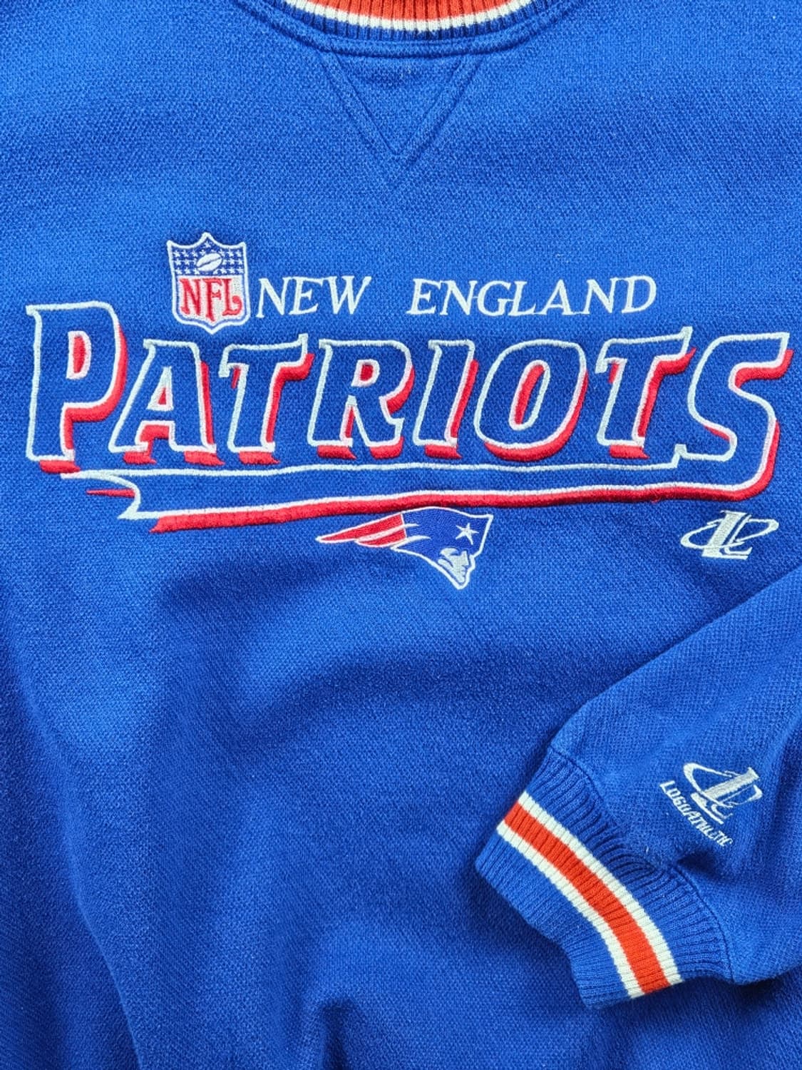 로고에슬레틱 NFL뉴잉글랜드패트리어츠 맨투맨 스웻 셔츠(XL)/10951 상품이미지7