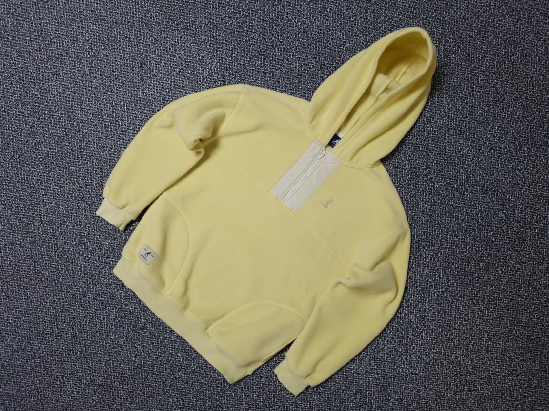 [무료배송][155]캉골 키즈 후리스 기모 반집업 후드티 상품이미지3