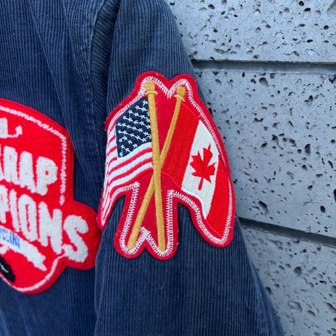 For the Boys / THE MADNESS 코듀로이 바시티 자켓 상품이미지6