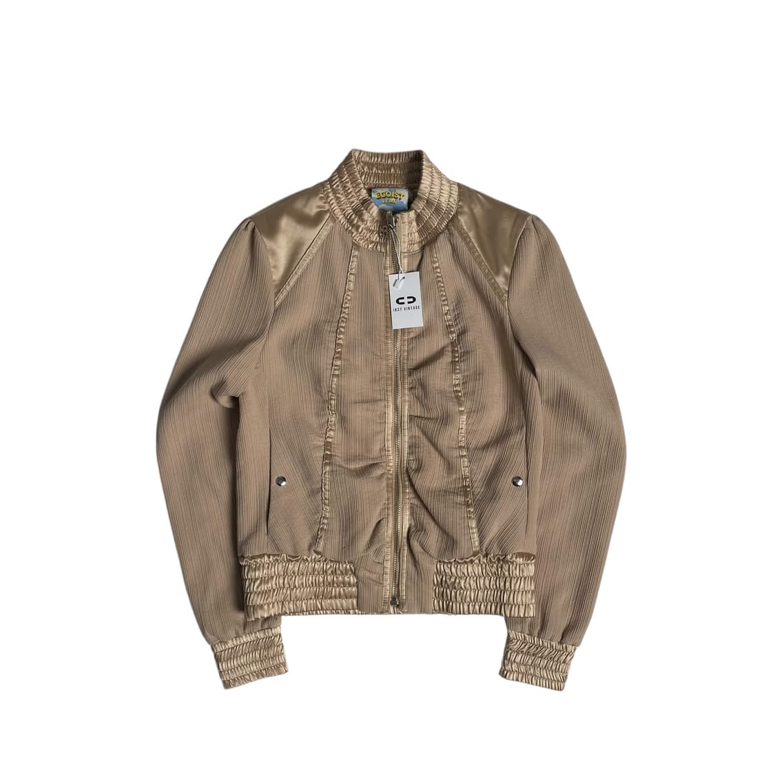 Egoist 플리츠 집업 자켓 상품이미지1