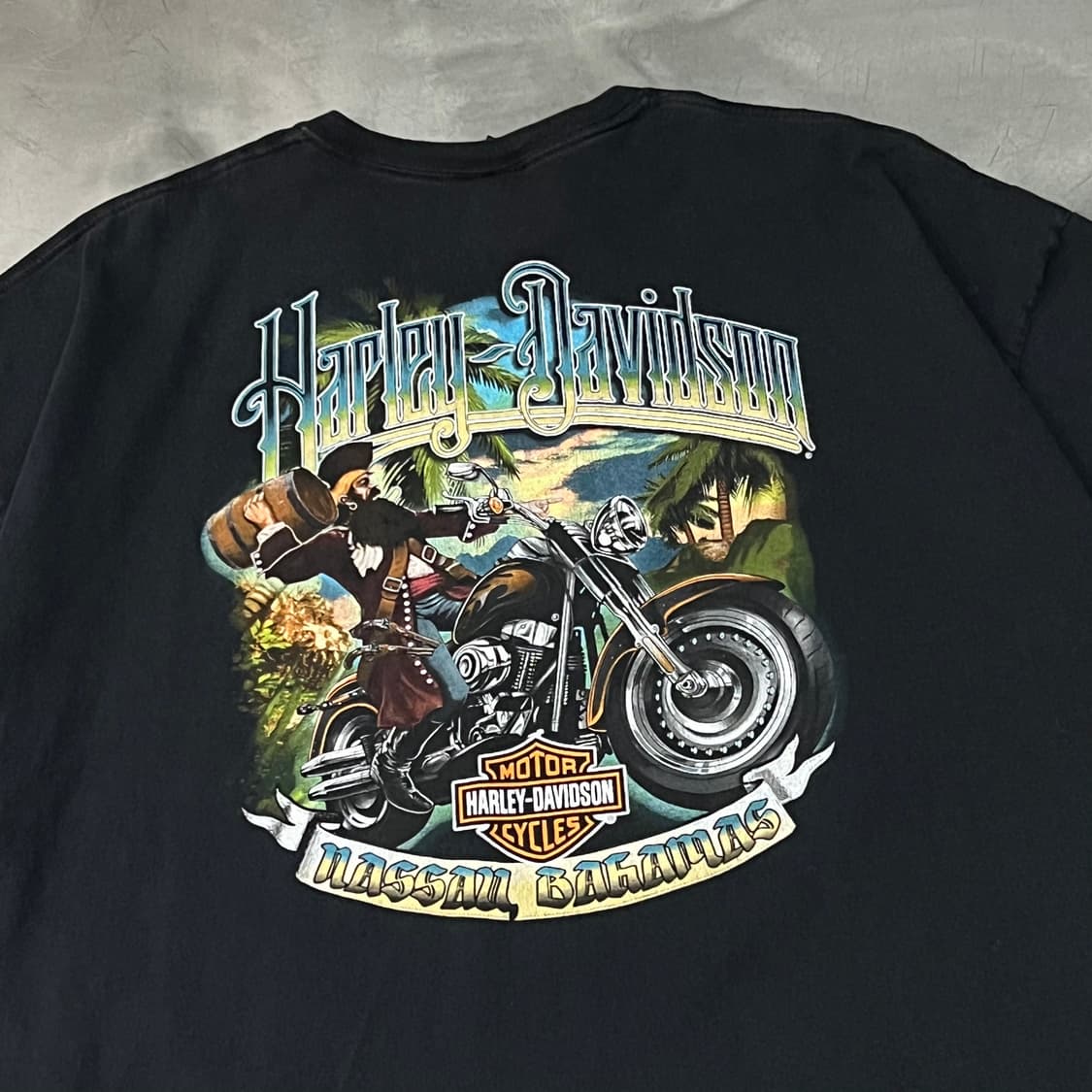할리데이비슨 프린팅 반팔티 y15689 상품이미지4
