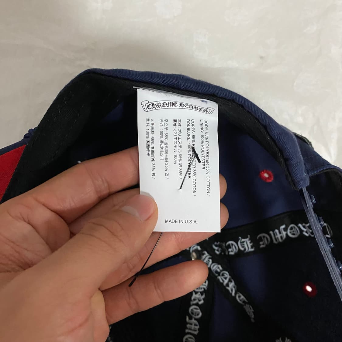 [Free] 크롬하츠 가스스테이션 모자 캡 네이비 상품이미지6
