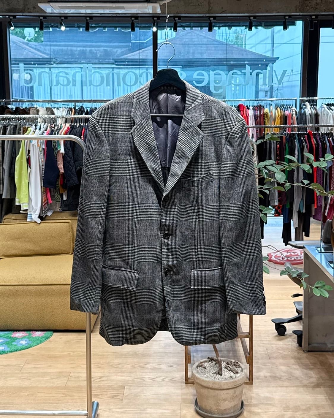 폴로 랄프로렌 블랙 화이트 하운드투스 3b 블레이저 자켓  상품이미지1