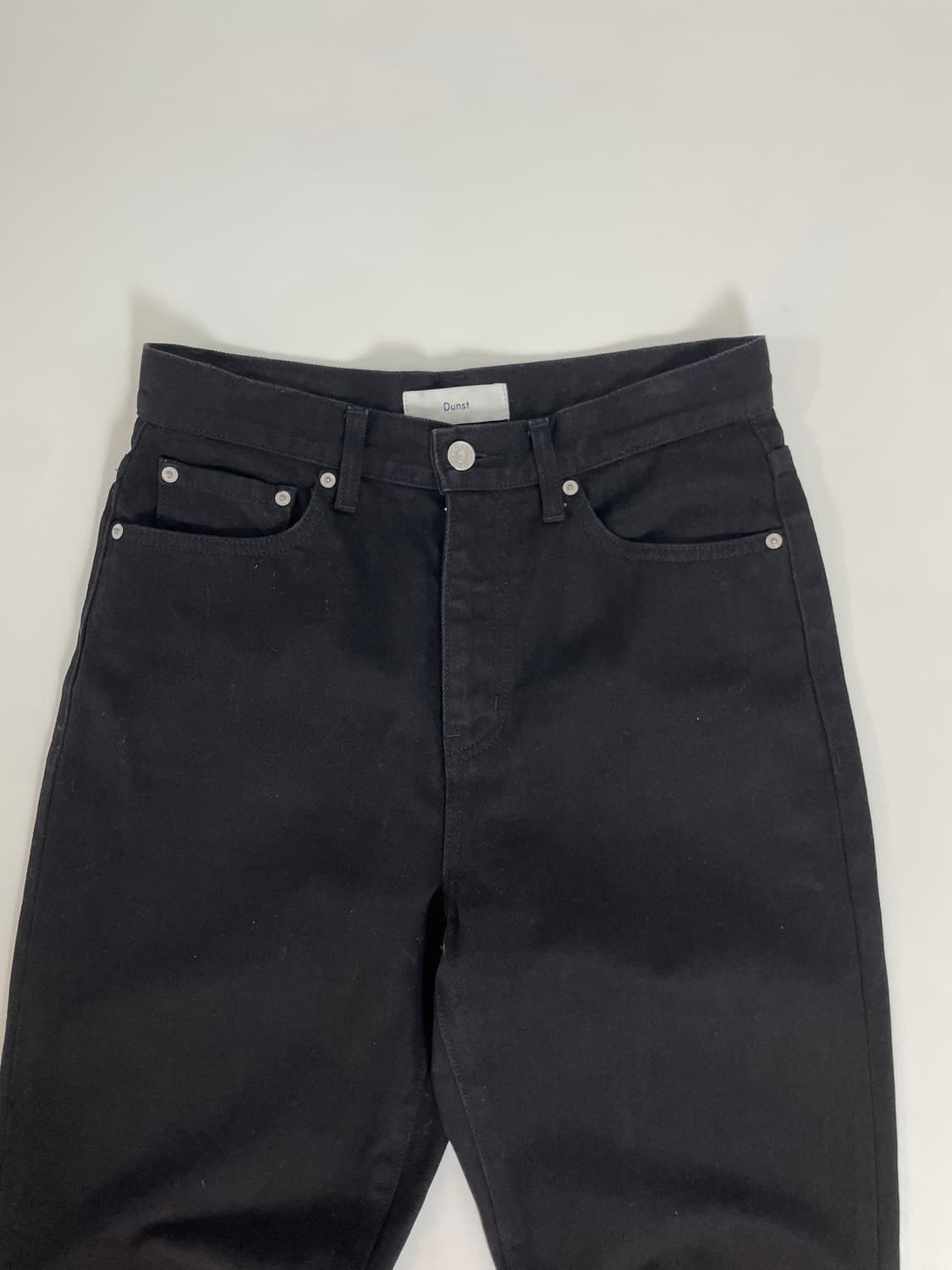 던스트 블랙 데님 팬츠  상품이미지2