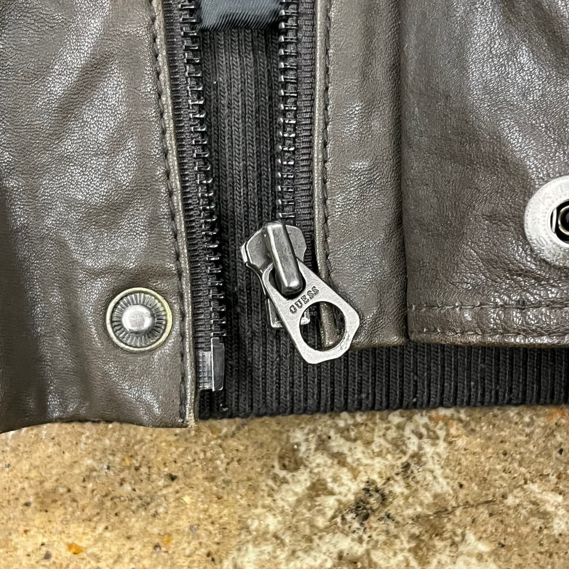 [정품/L] 게스 양가죽 램스킨 자켓 b15 상품이미지6