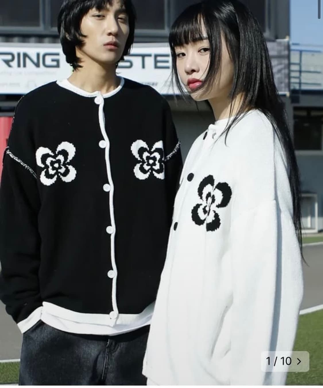 엑스톤즈 플라워 가디건 free 상품이미지1