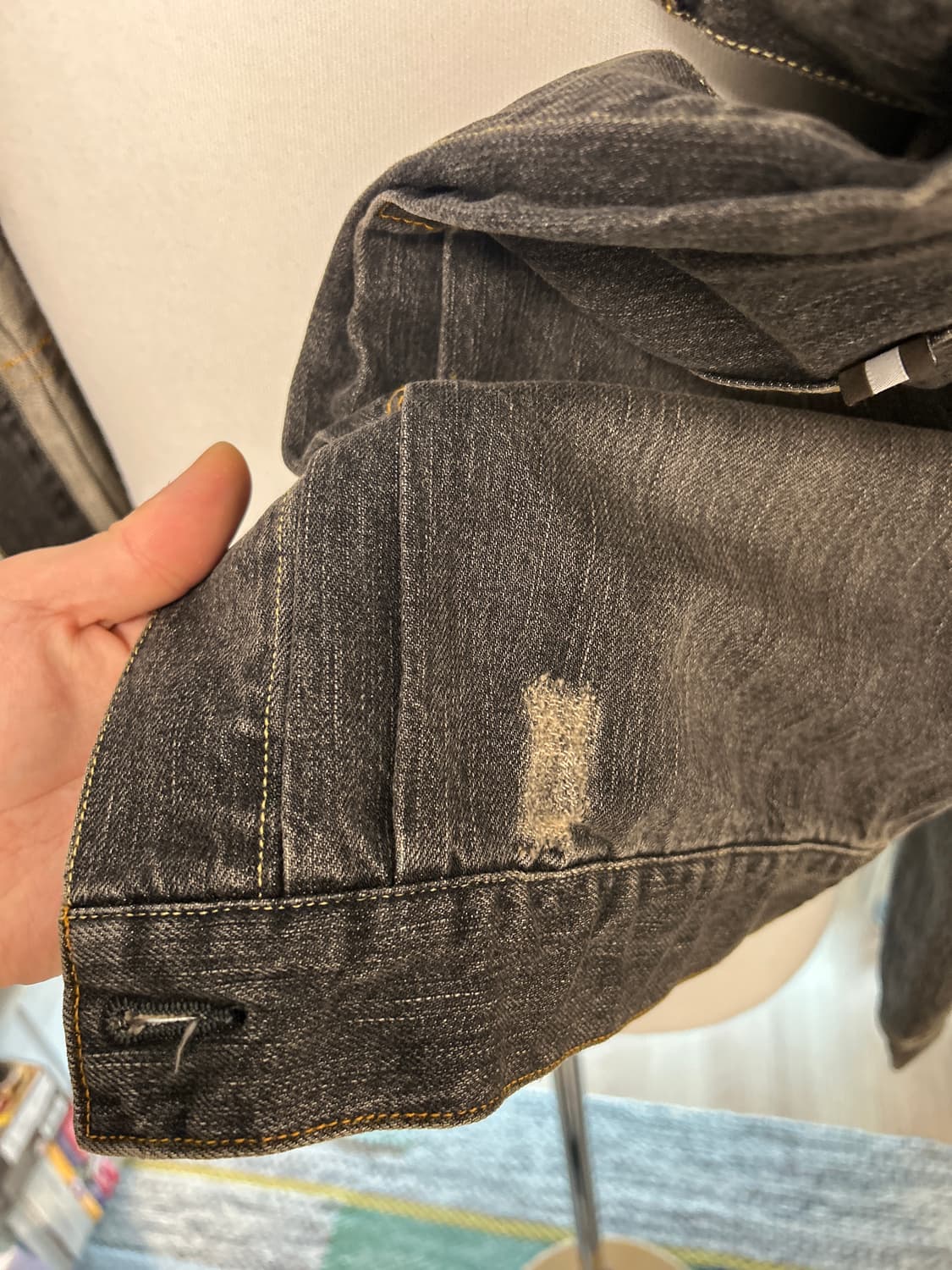 BEDWIN & THE HEARTBREAKERS 그런지 데님 트러커 자켓 상품이미지9